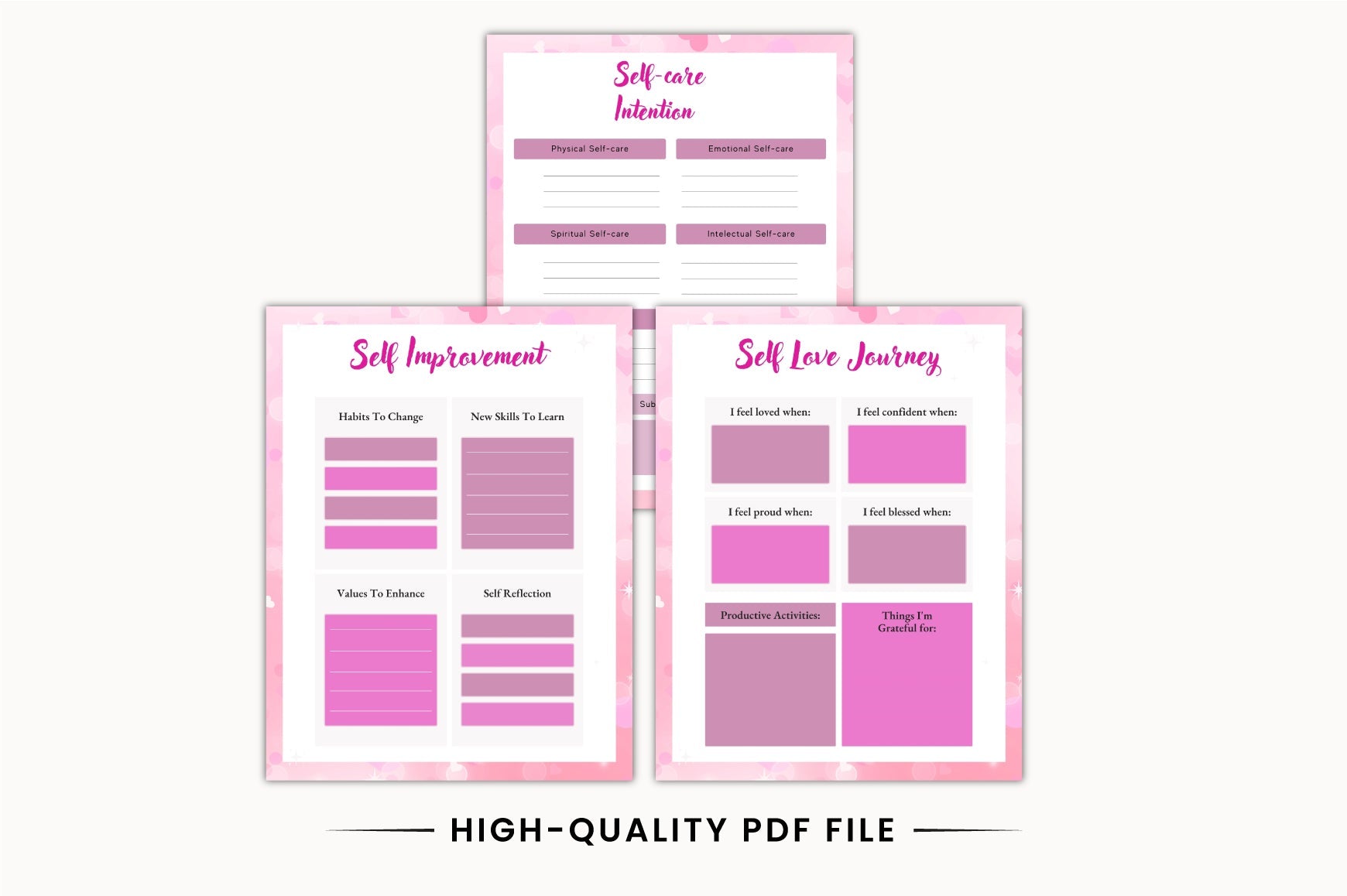 Self Love Mindfulness Workbook