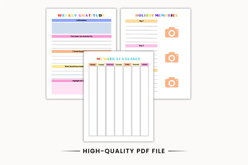 ADHD Daily Planner for Kids Worksheets