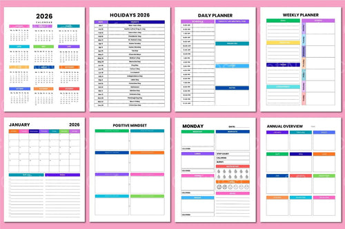 ADHD Success Blueprint goal setting and productivity worksheets
