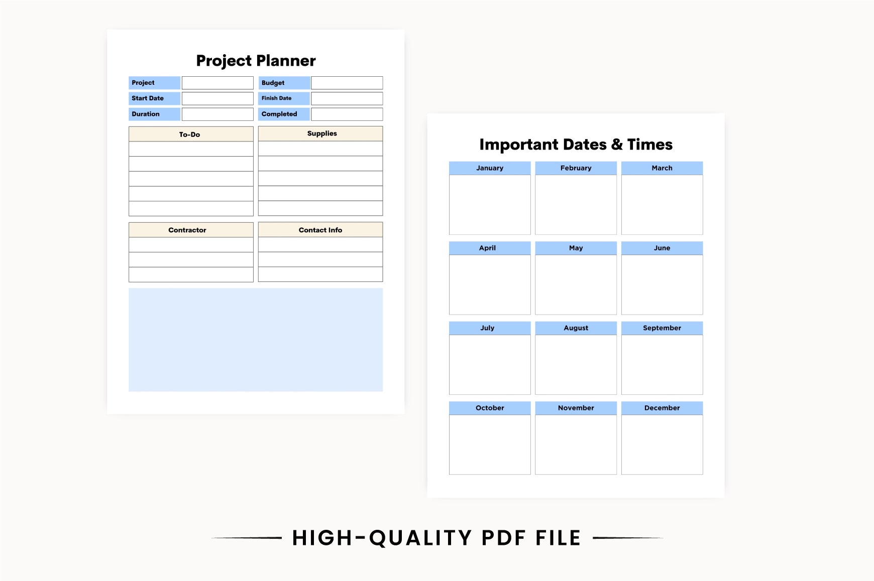Home Improvement Planner Guide