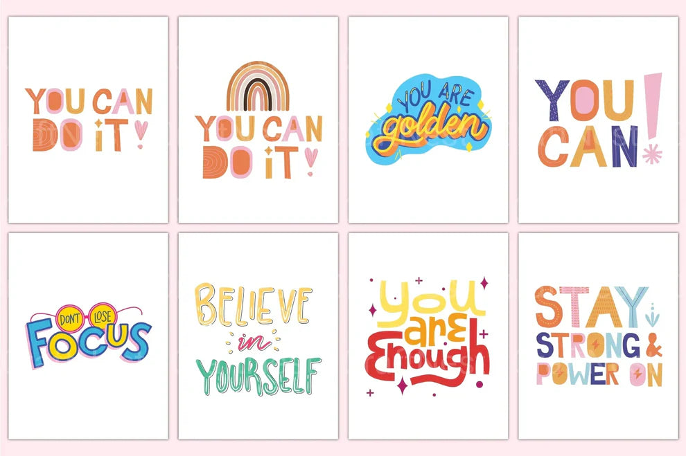 Kids Positive Affirmations Canva Template