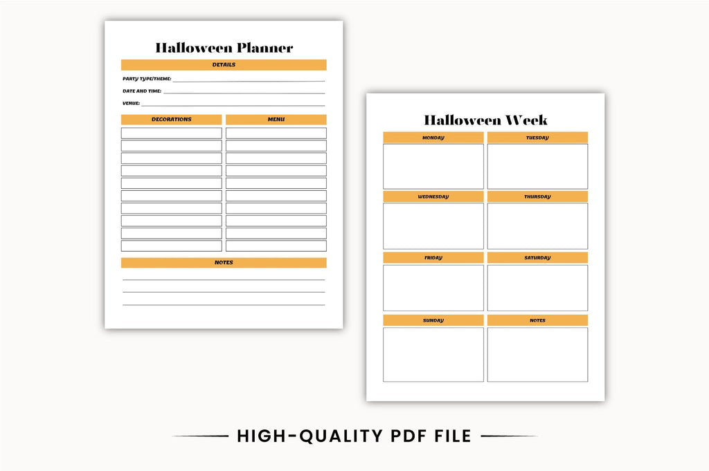 Halloween Party Planner