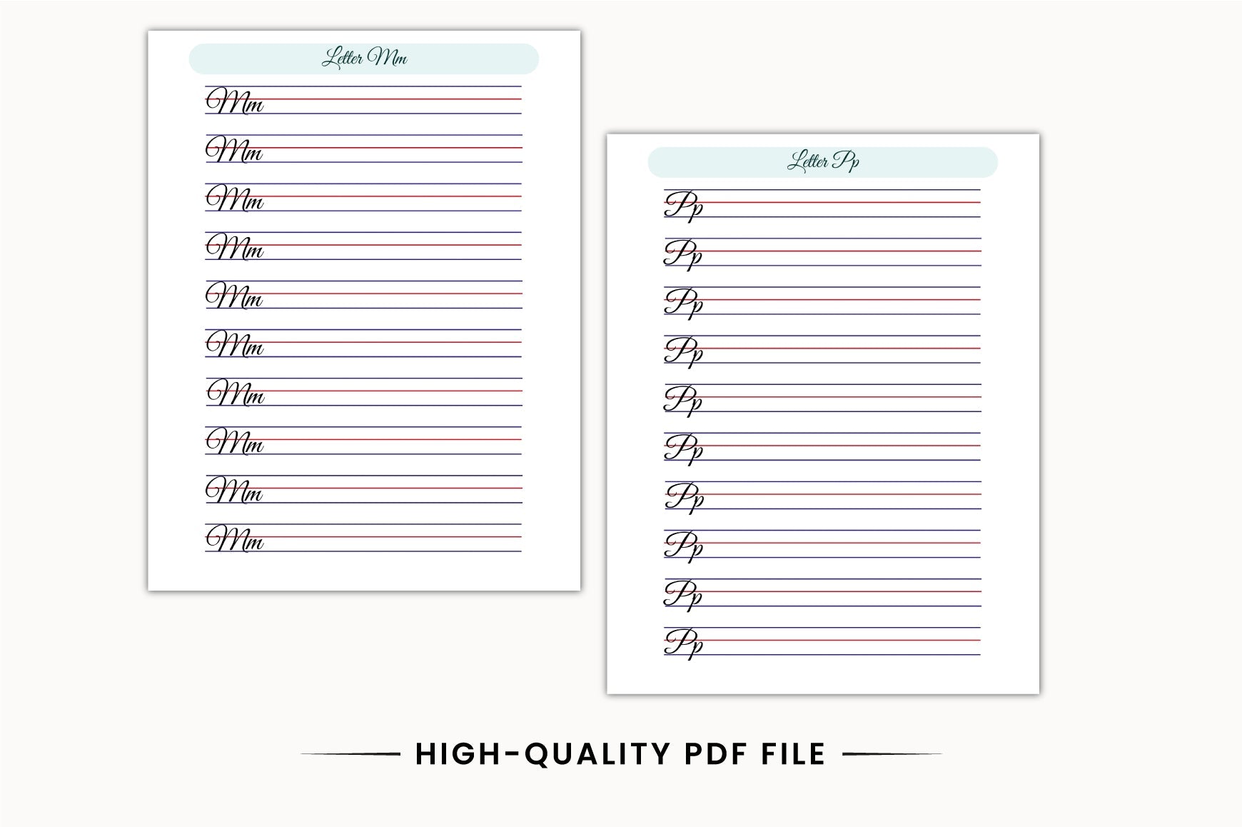 Cursive Handwriting Practice Workbook