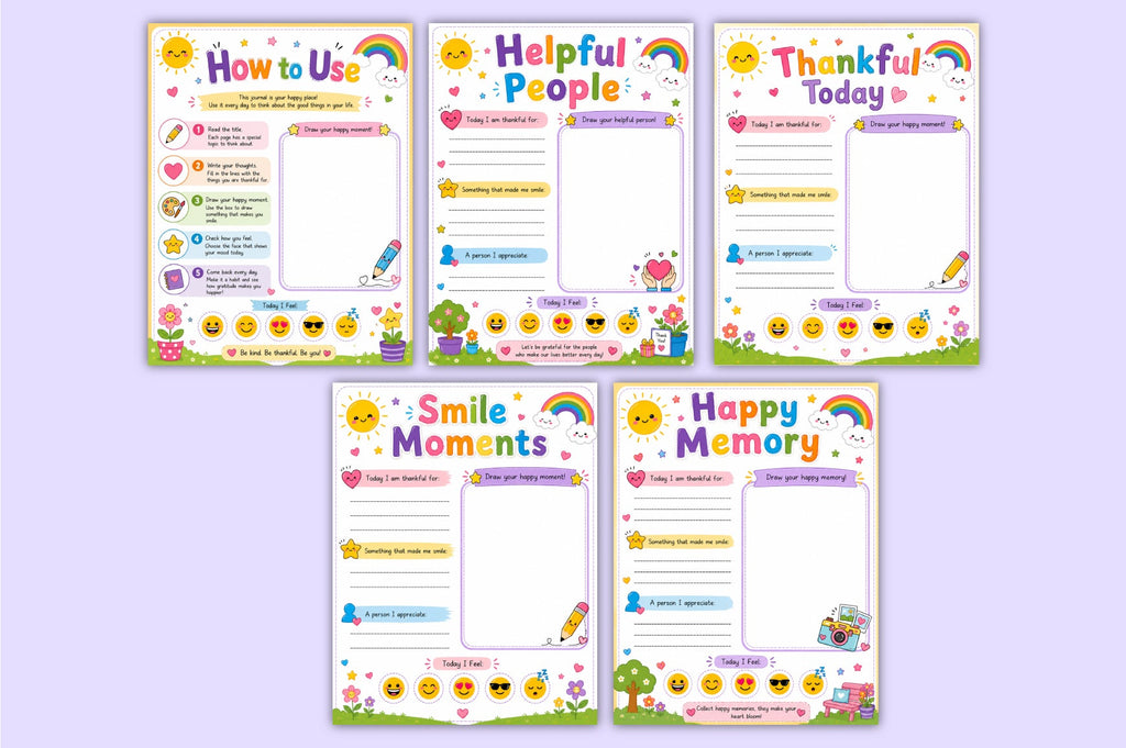 Gratitude For Kids Journal
