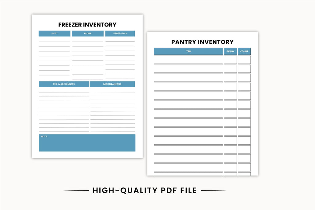 Adult ADHD Focus Planner daily planning and organization pages