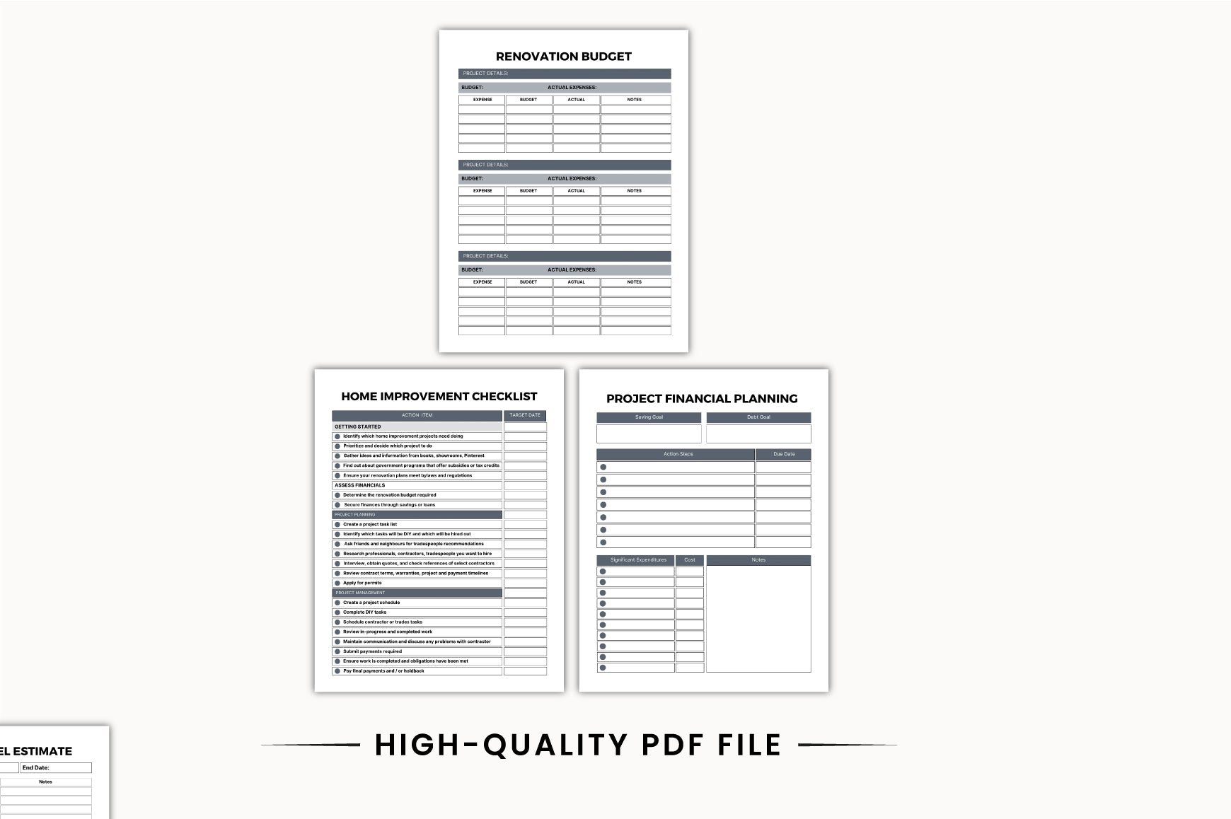 Home Care Repair Planner