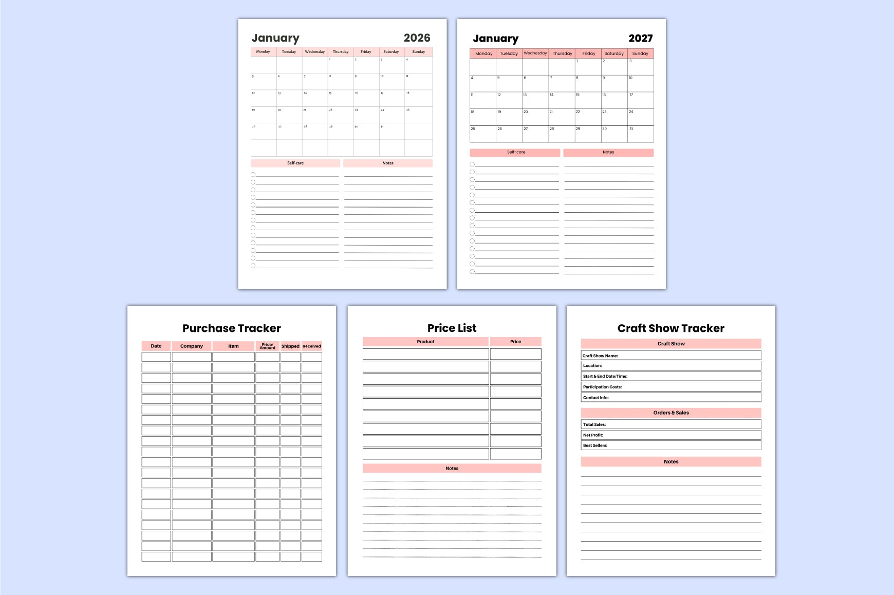 Craft Business Planner
