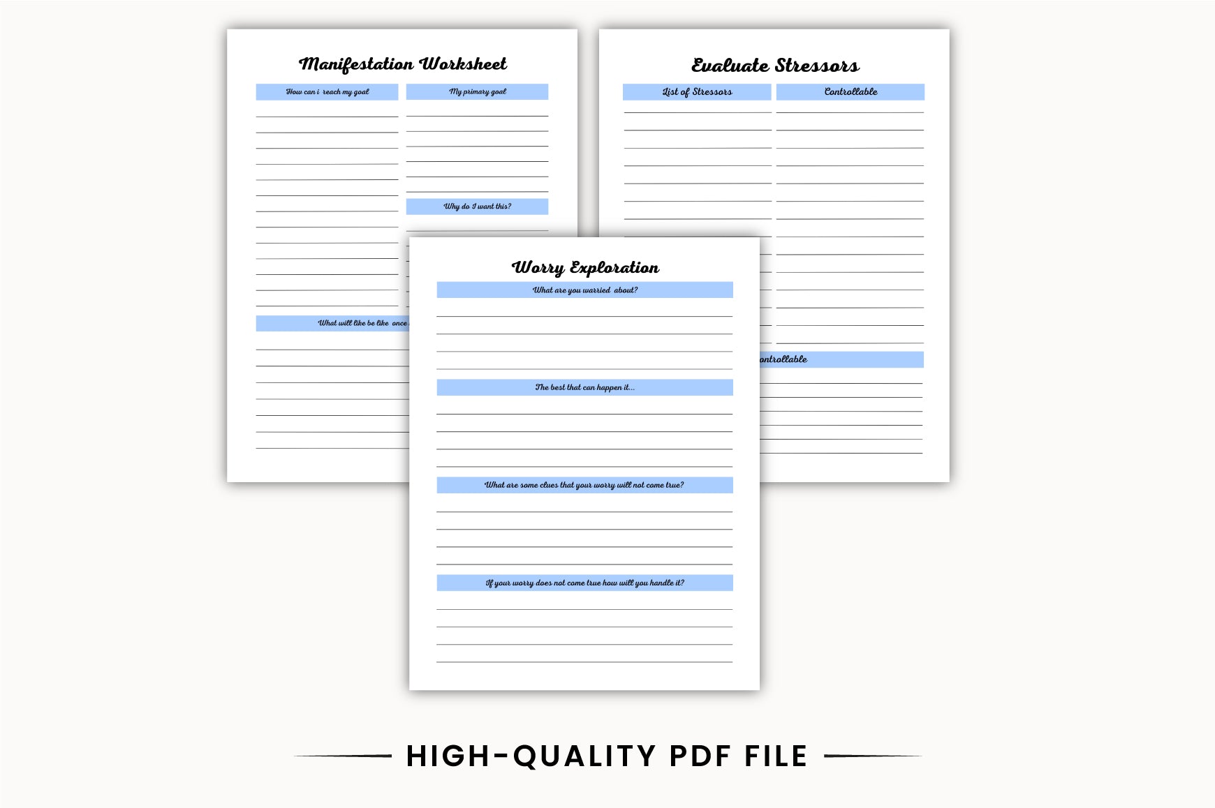 Stress Emotional Processing Journal