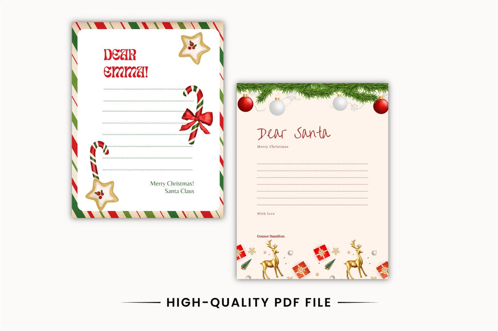 Dear Santa Christmas Activity Planner