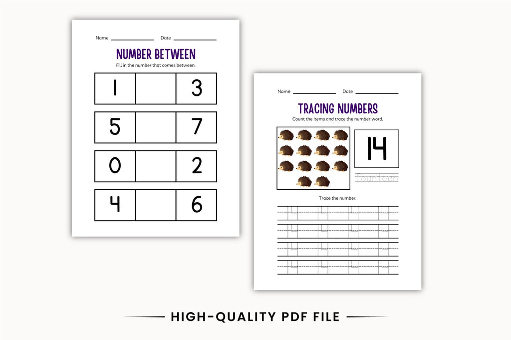 Kindergarten Early Math Addition Workbook
