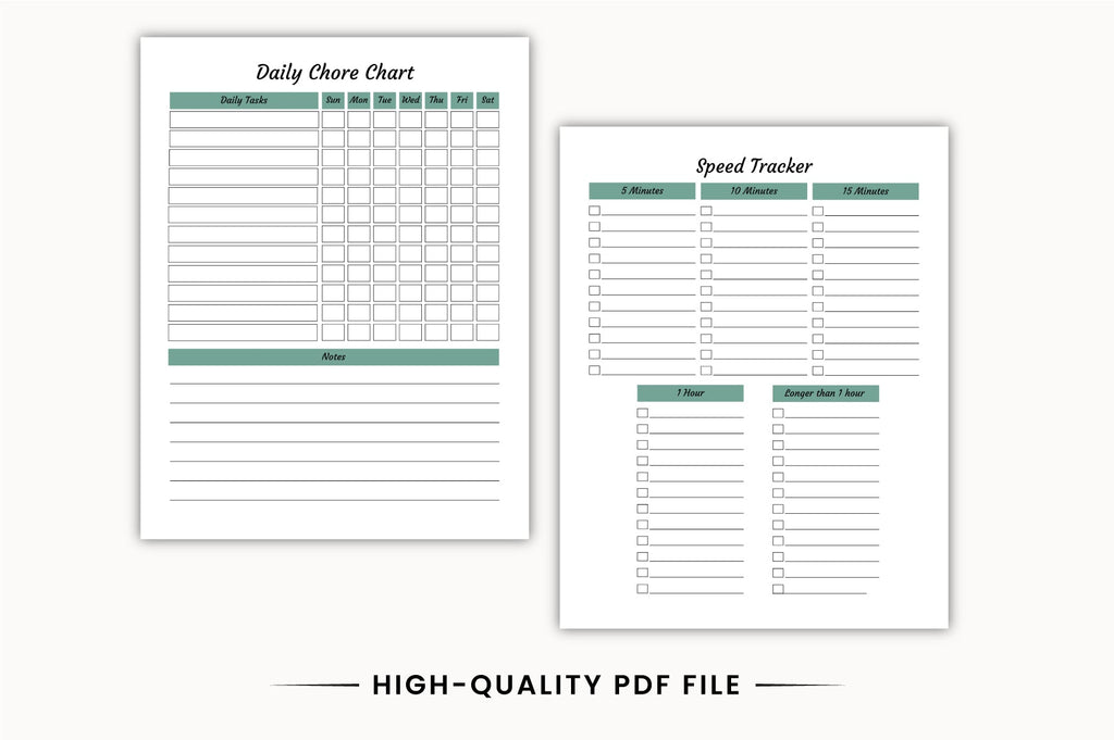 Home Cleaning Planner