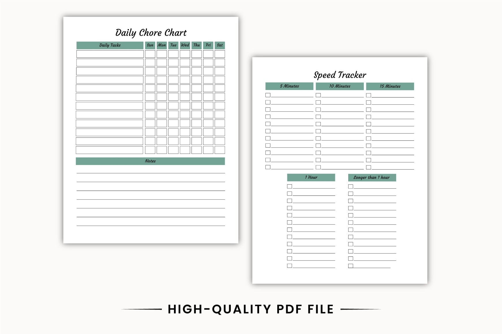Home Cleaning Planner