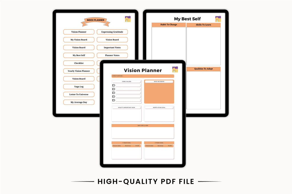 Goal Vision Board Planner