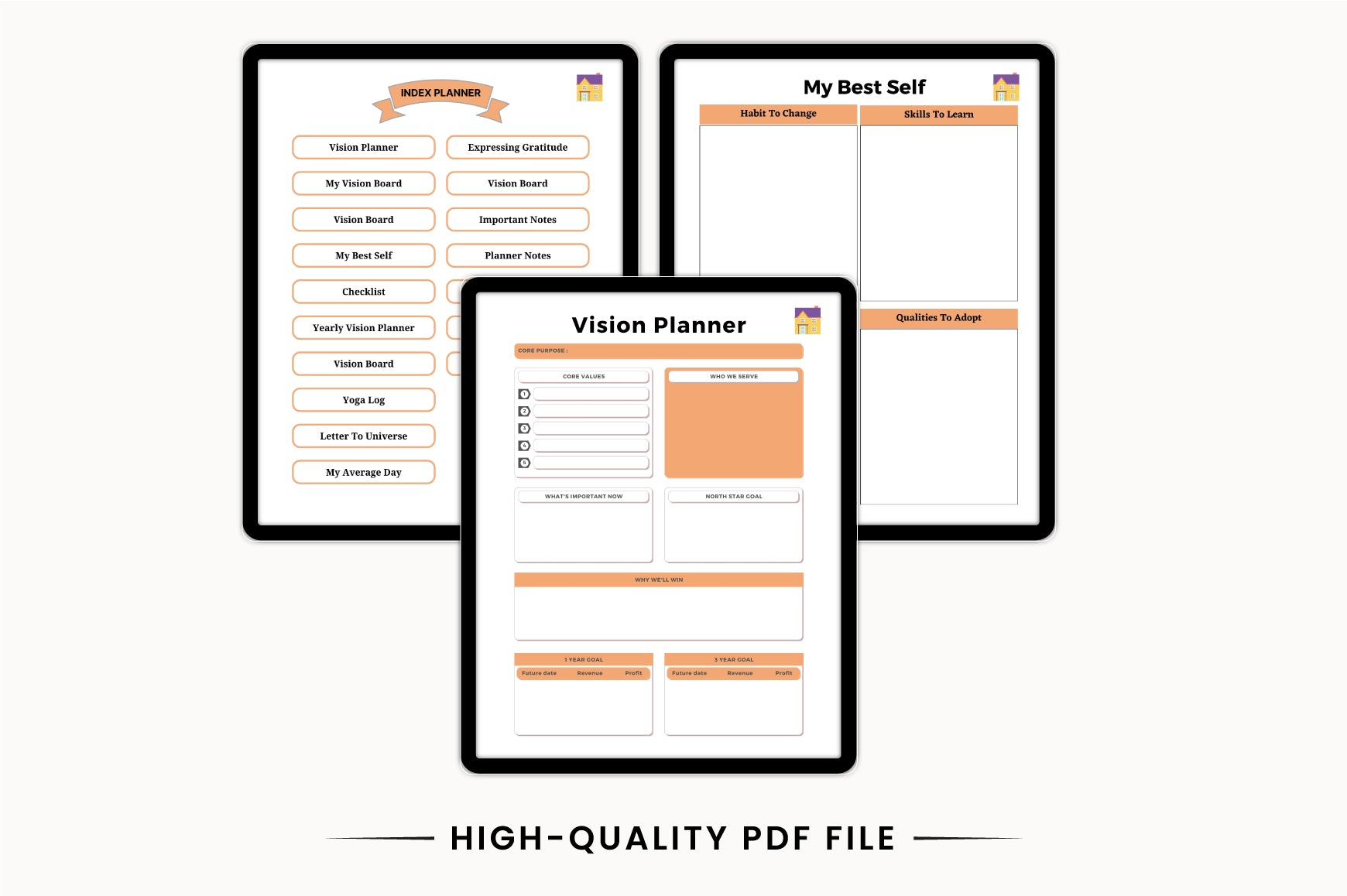 Goal Vision Board Planner