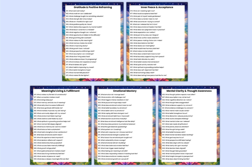Mental Health Prompts