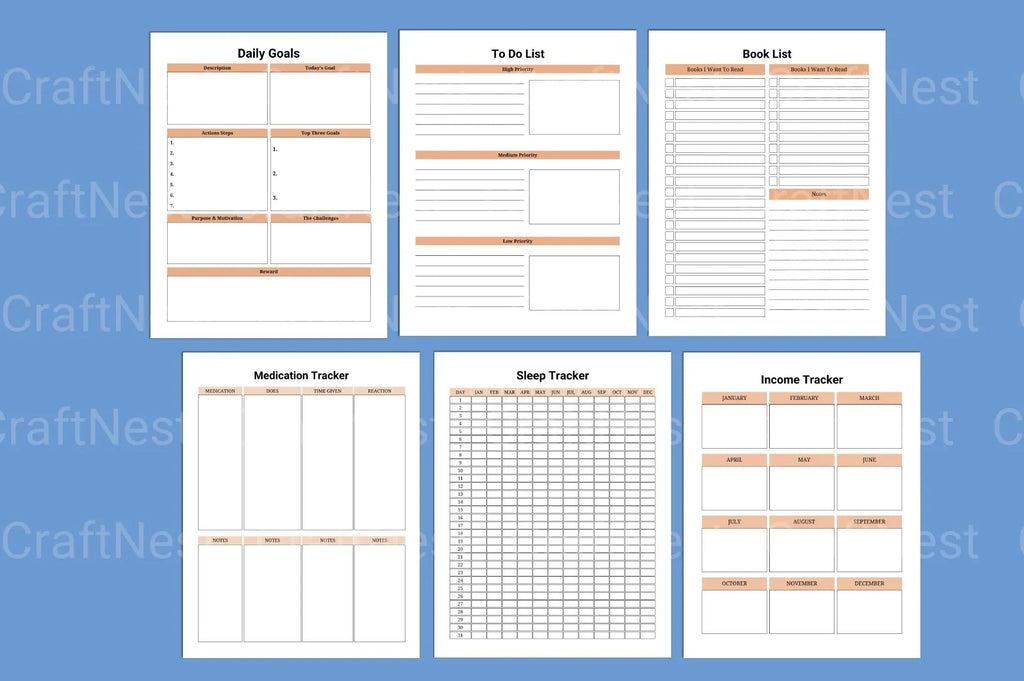 ADHD Life Planner for Better Organization productivity and organization planner