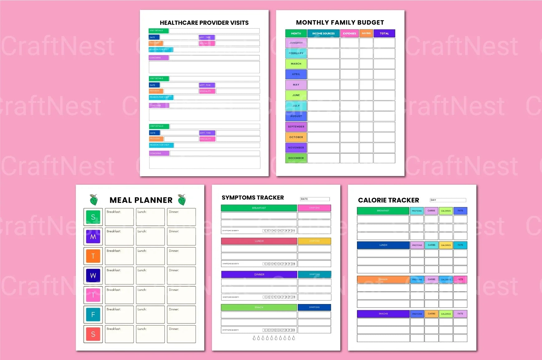 ADHD Success Blueprint planning and focus workbook