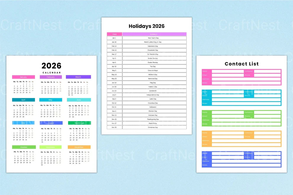 Weekly Planner Template