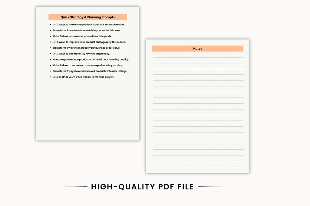 Etsy Seller Success Guide Prompts