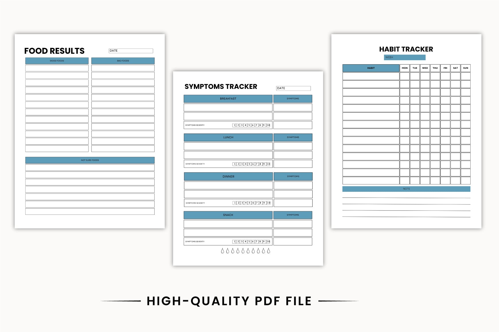 ADHD Focus Planner for Improved Concentration Printable Planner