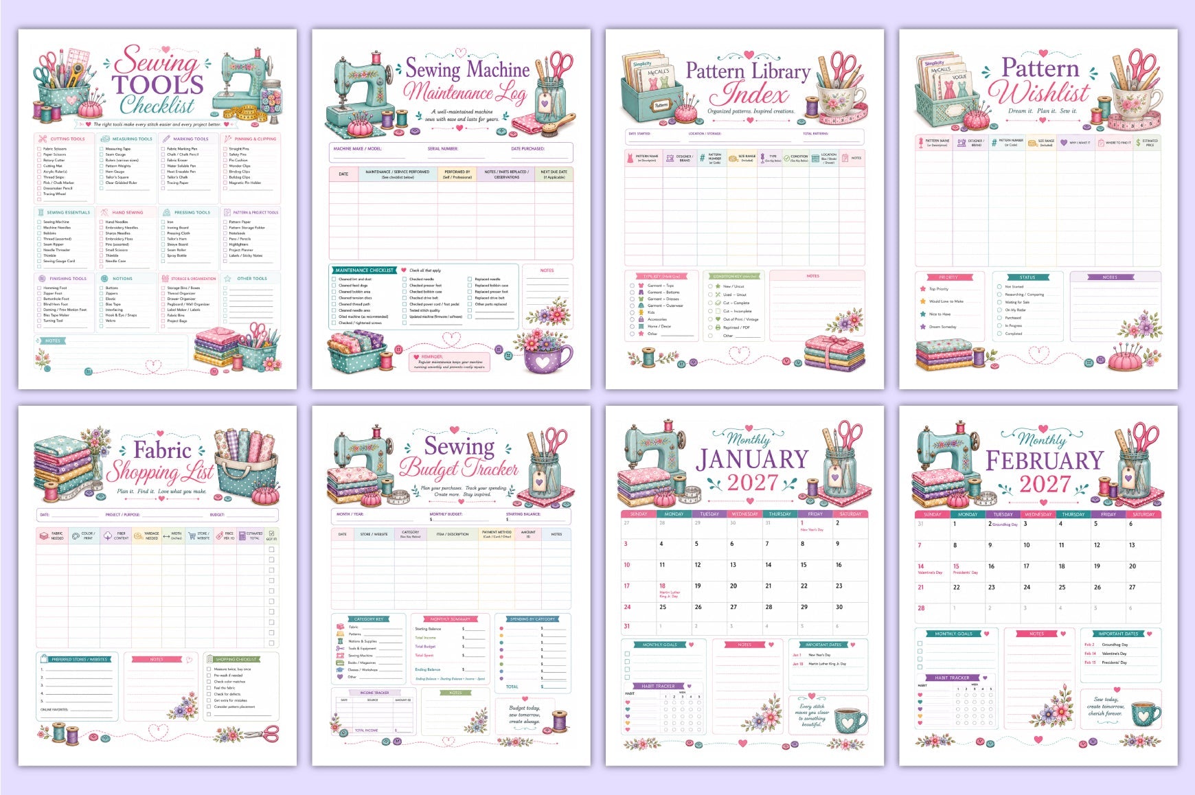 Sewing Project Planner