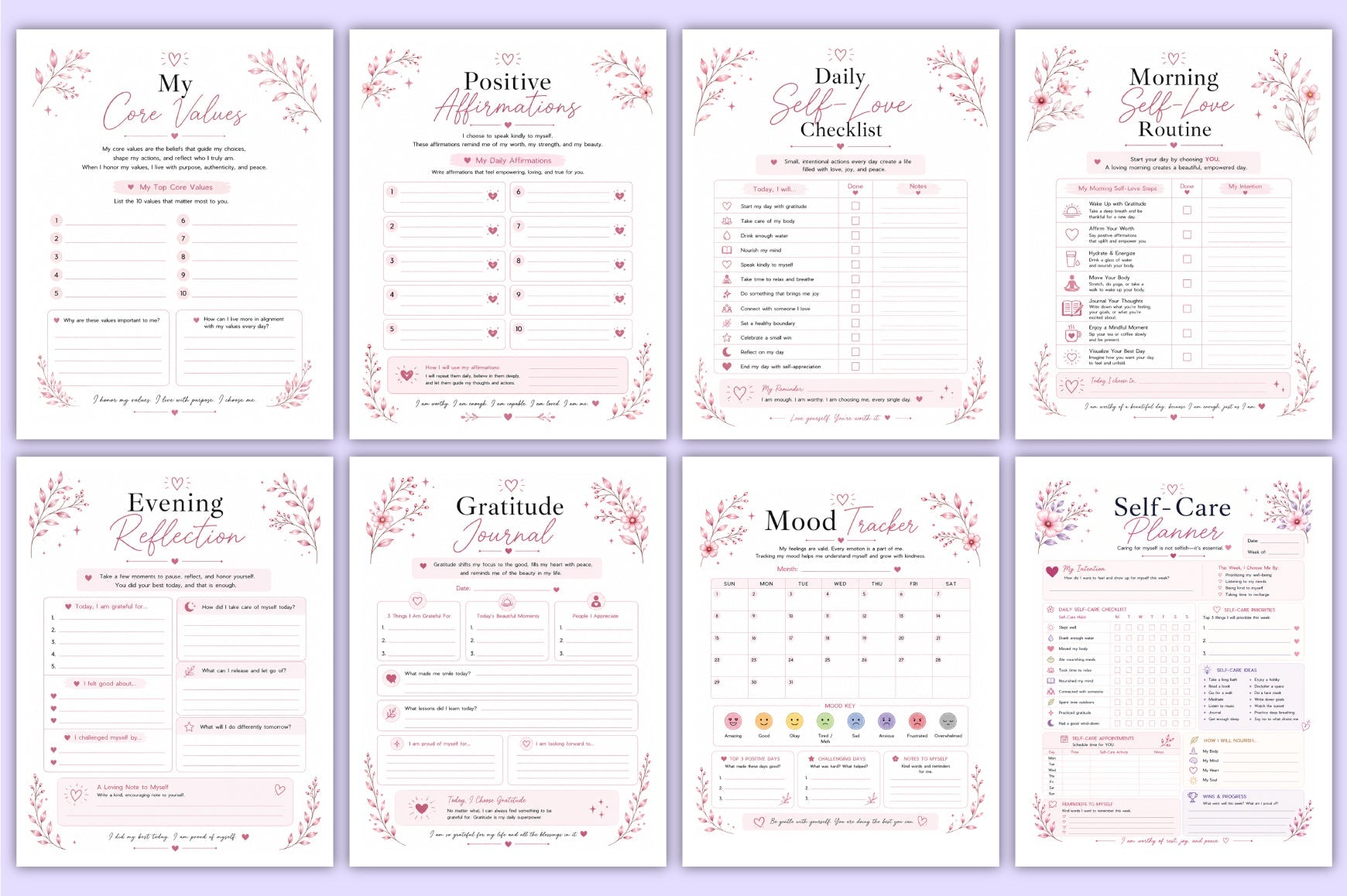 Self Love Workbook