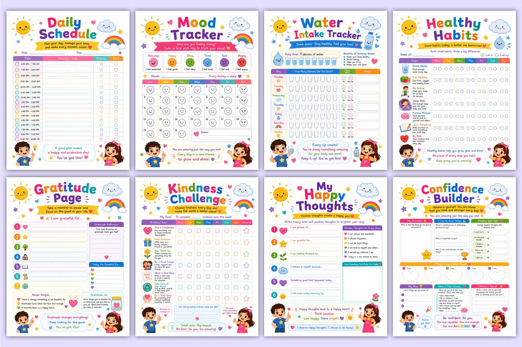 Positive Mind For Kids Planner