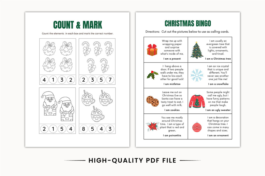Christmas Holiday Activity Planner