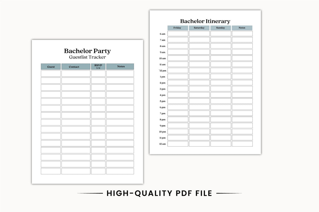 Bachelor Party Event Planner