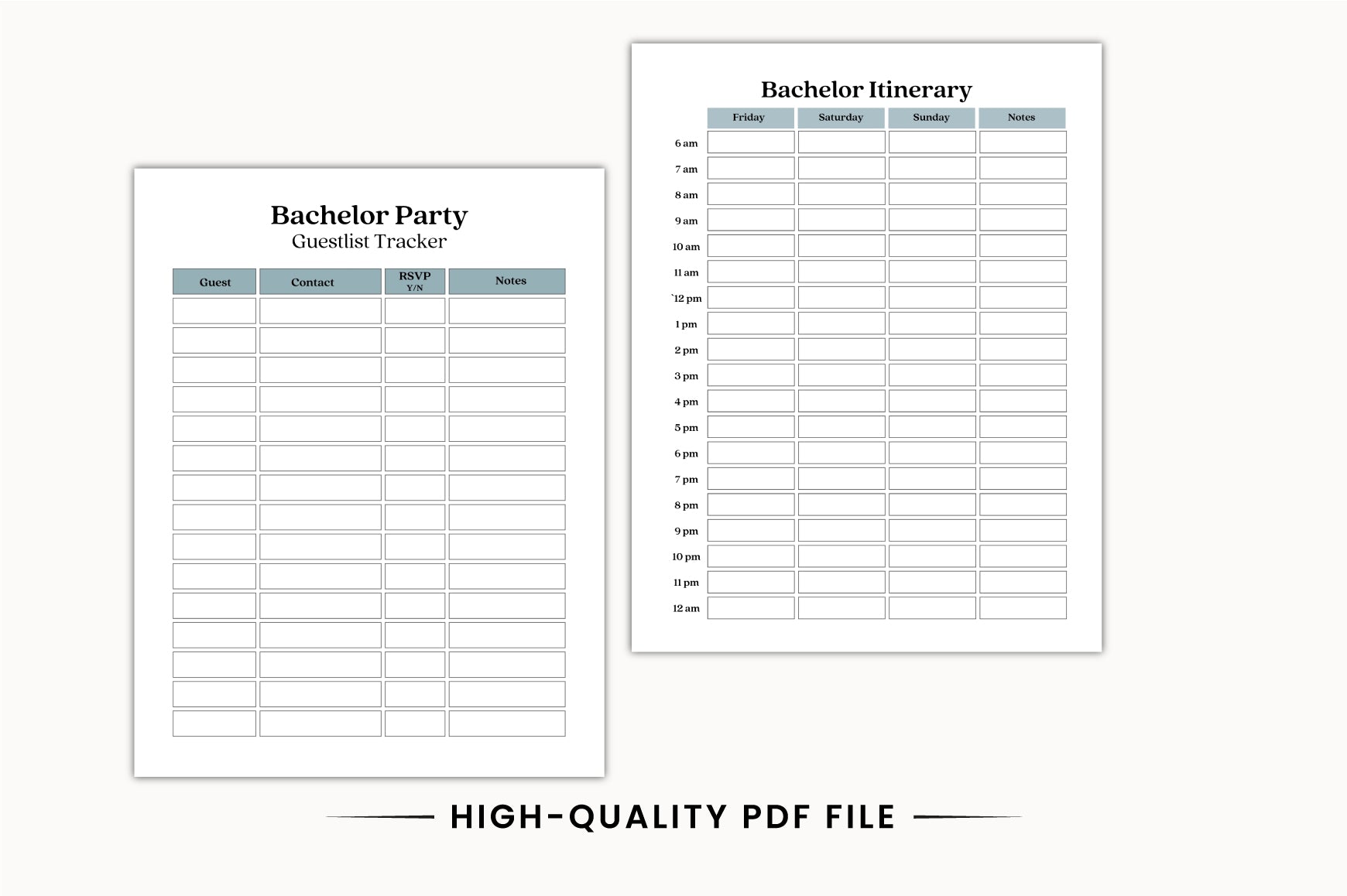 Bachelor Party Event Planner