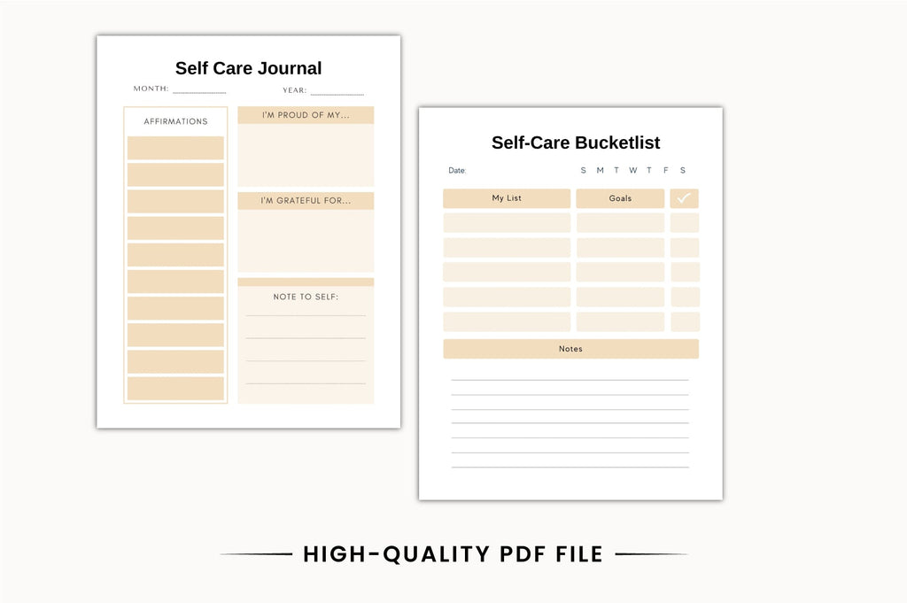 Wellness Self-Care Planner