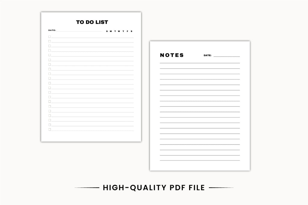 ADHD Cleaning Routine Schedule Planner printable decluttering schedule