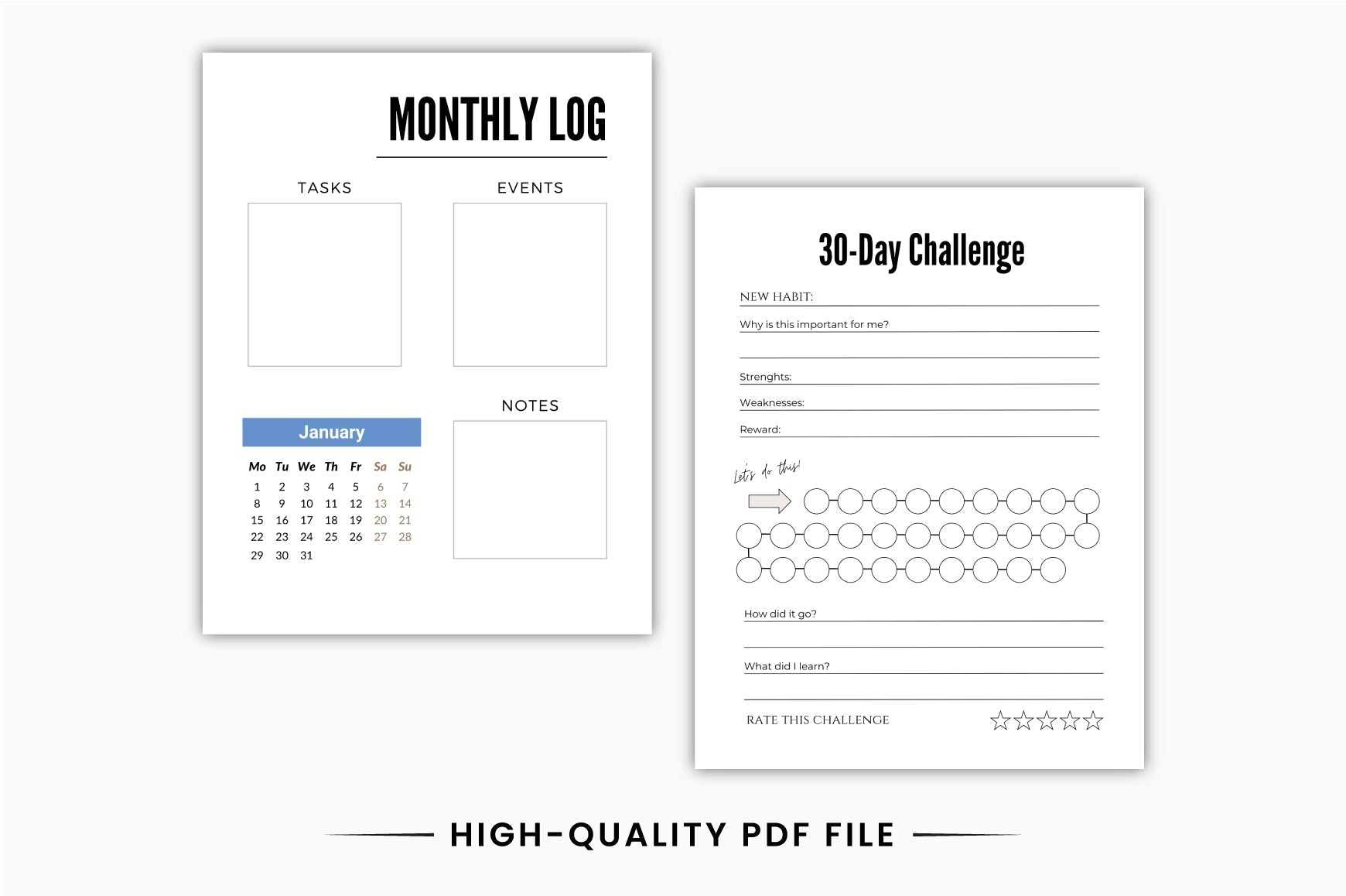 Productivity Bullet Journal