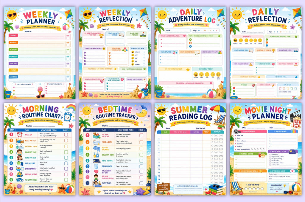 Kids Summer Activity Planner