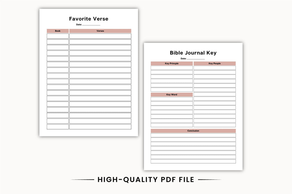 Faith Devotional Planner