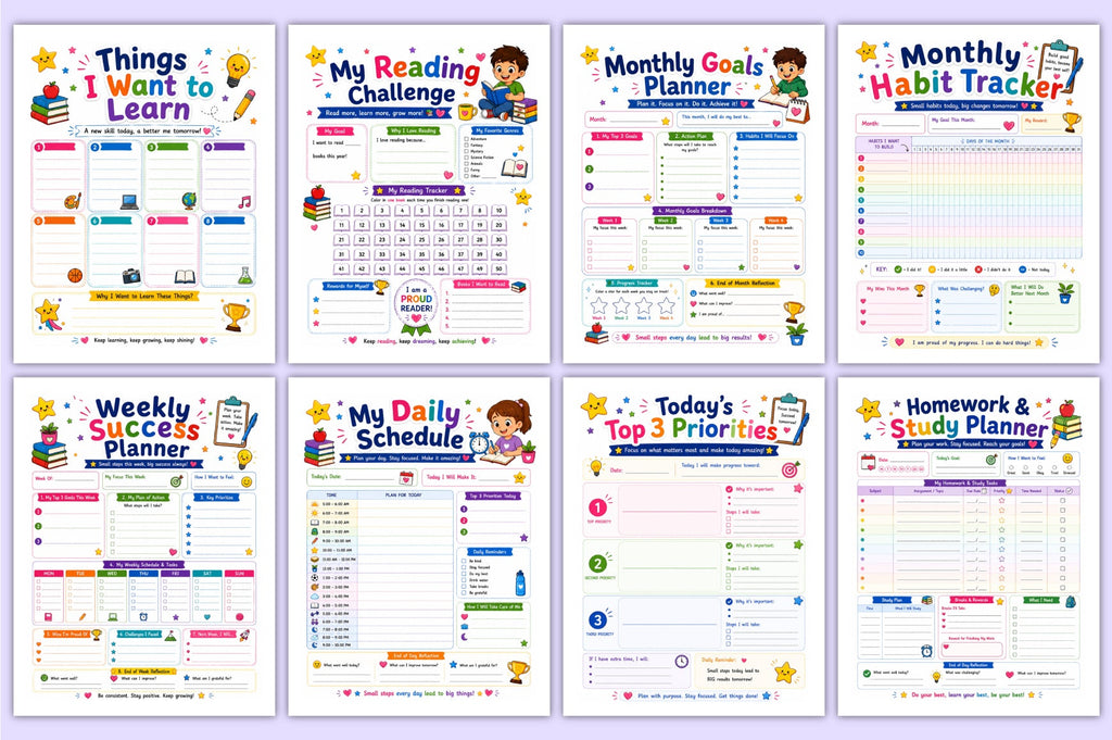 Future Achievers For Kids Planner