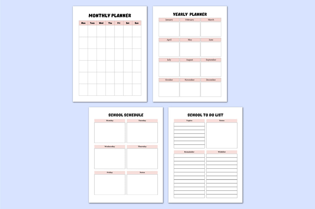 School Study Planner
