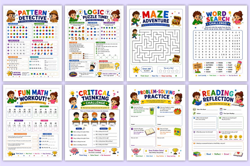 Brain Boost For Kids Planner