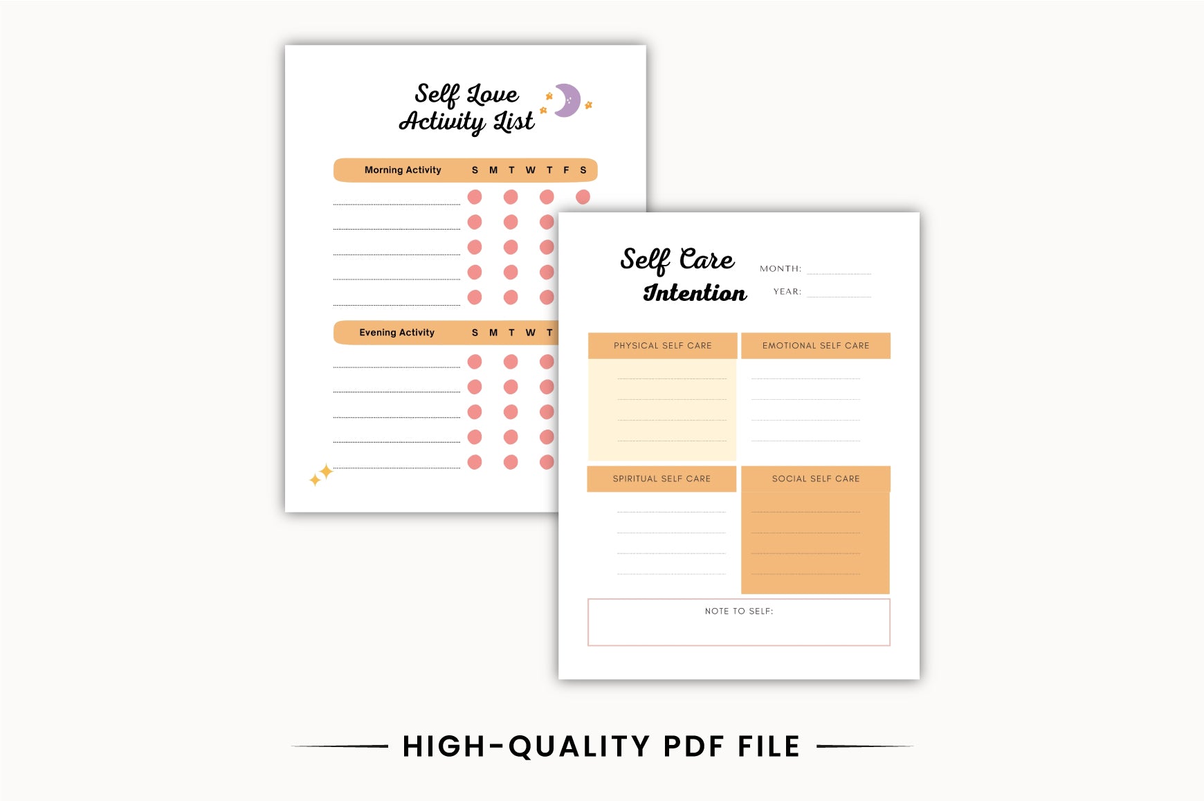 Self Love Healing Workbook