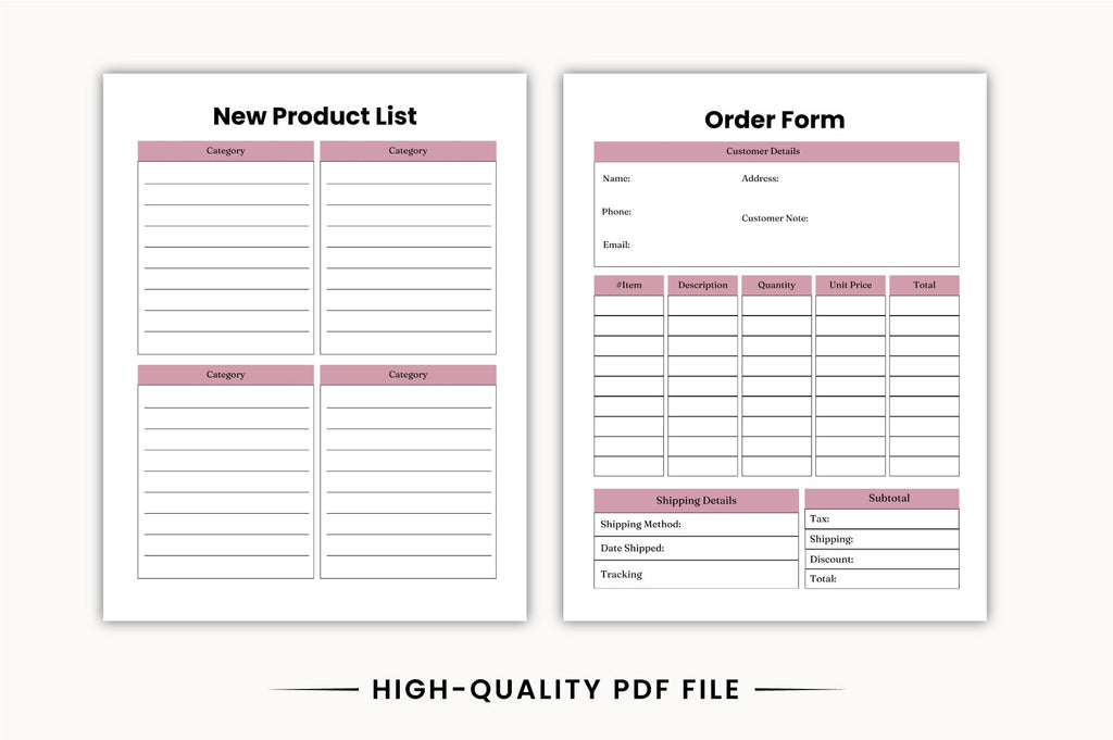 Small Business Management Planner
