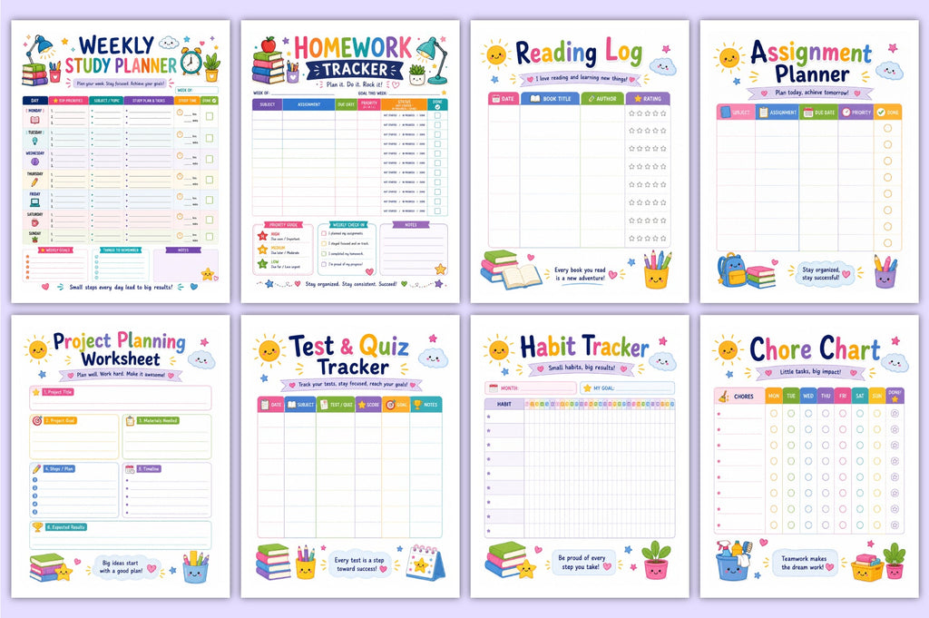 Kids Productivity Planner