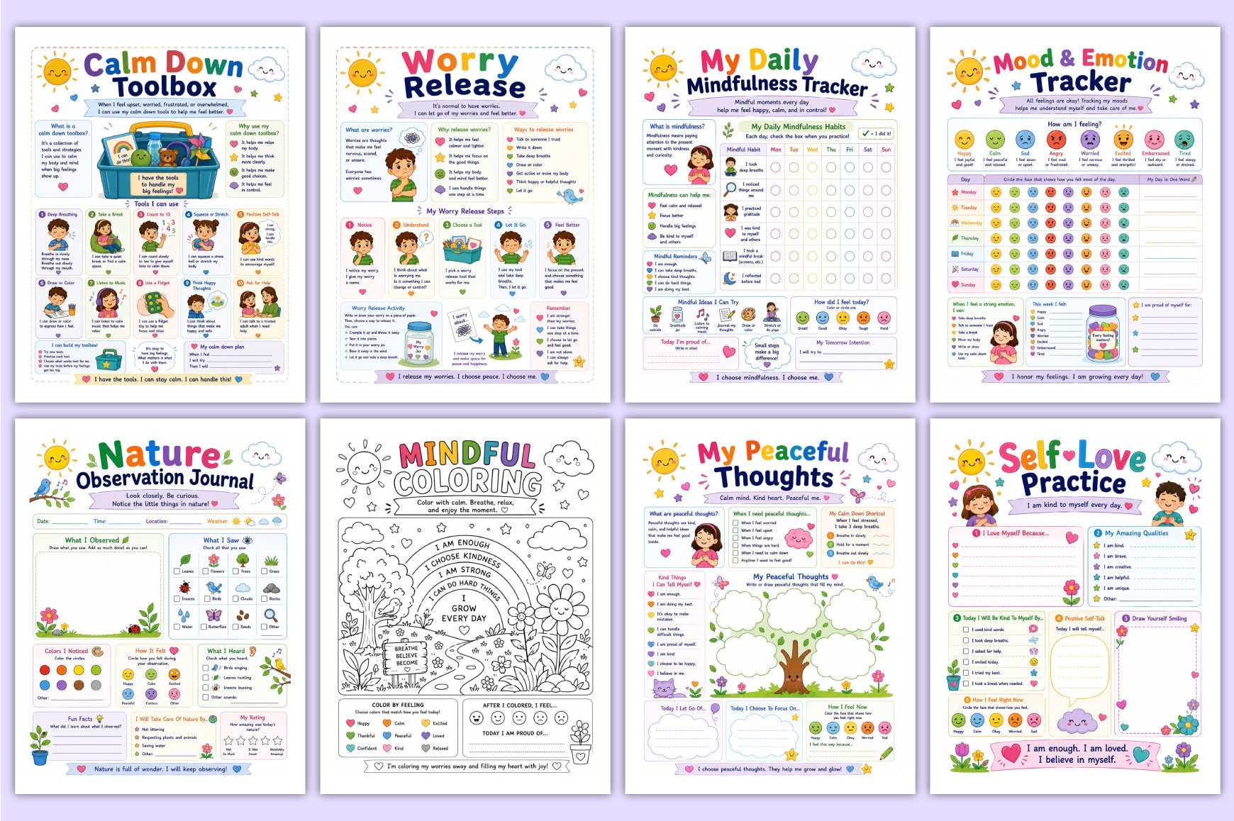 Mindfulness For Kids Workbook