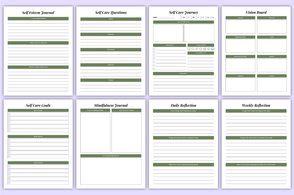 Self Care Journal