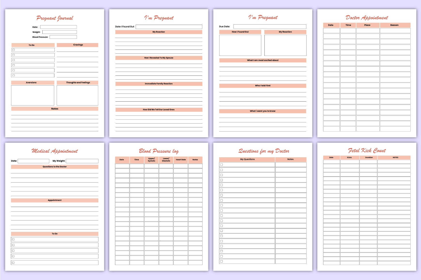 Pregnancy Planner