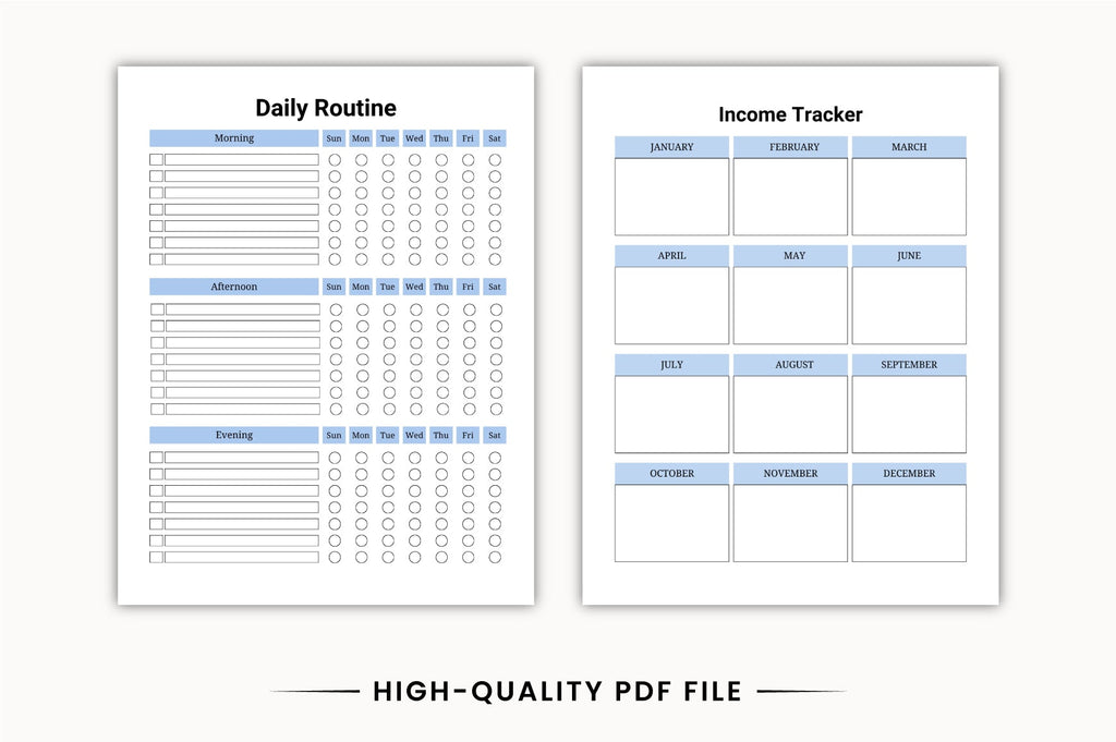 ADHD Organized Life Planner complete printable planner bundle