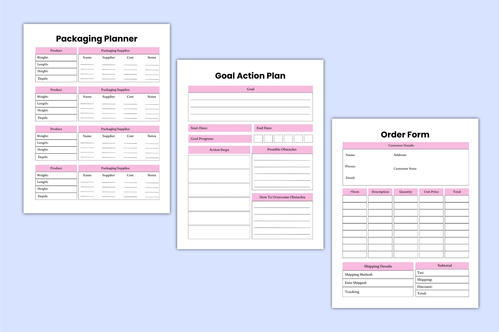Small Business Planner