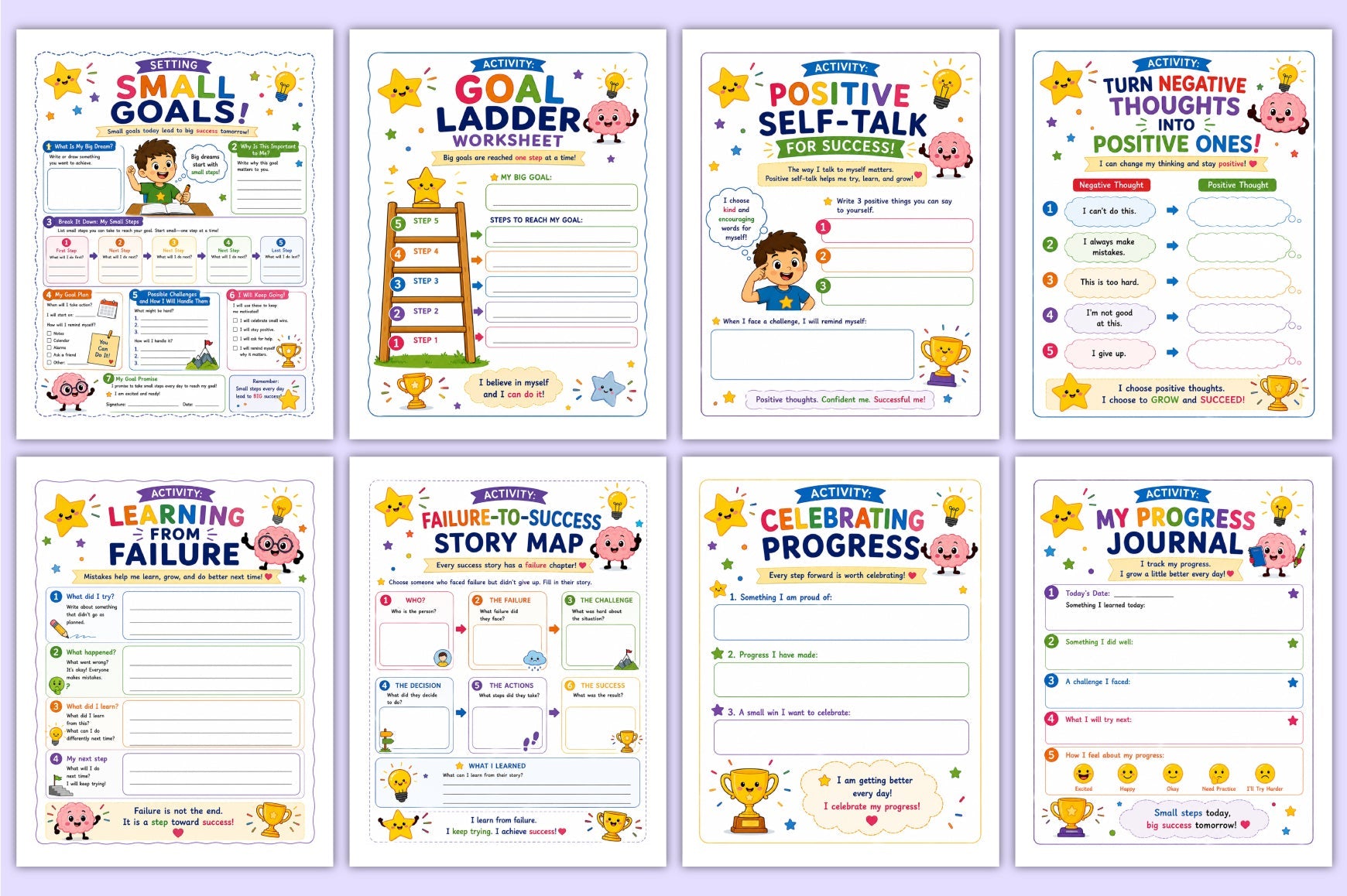 Growth Mindset Activities For Kids
