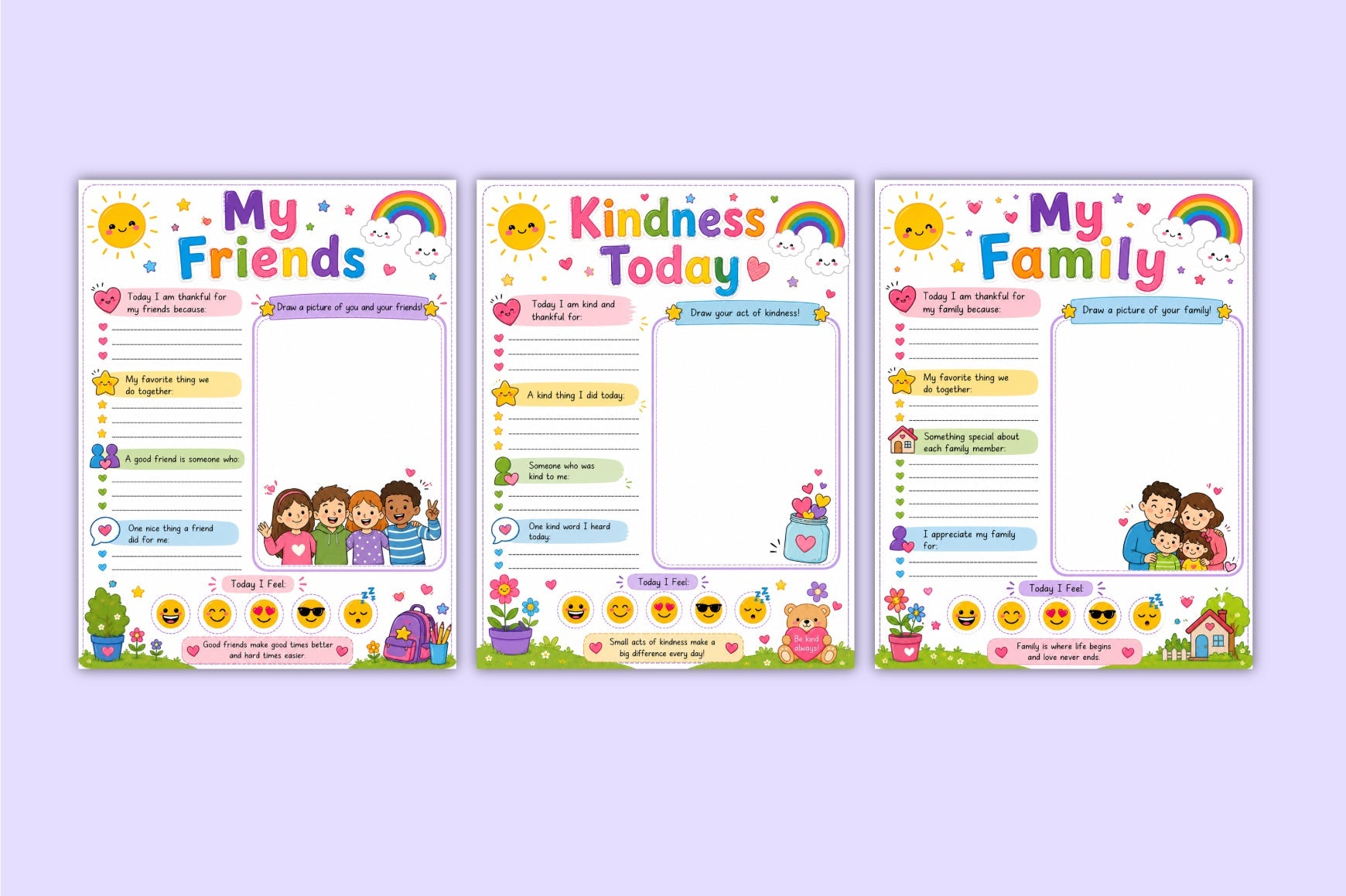 Gratitude For Kids Journal