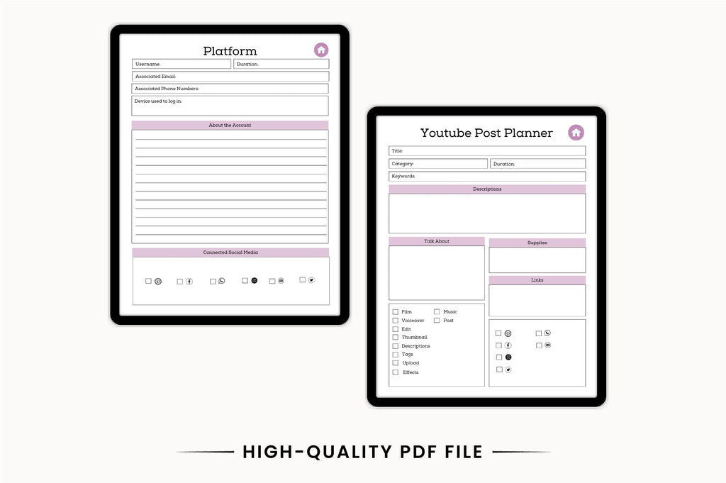 Social Media Content Planner