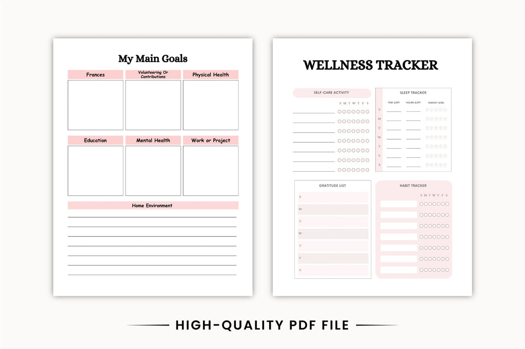 Mind Wellness Planner
